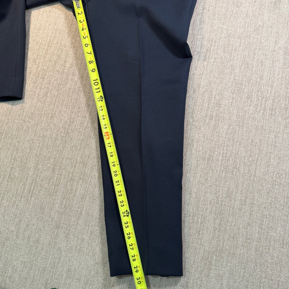 Mesquite Niver Western Wear Mens Navy Straight Leg Trousers USA Made 32x29 - Picture 4 of 7